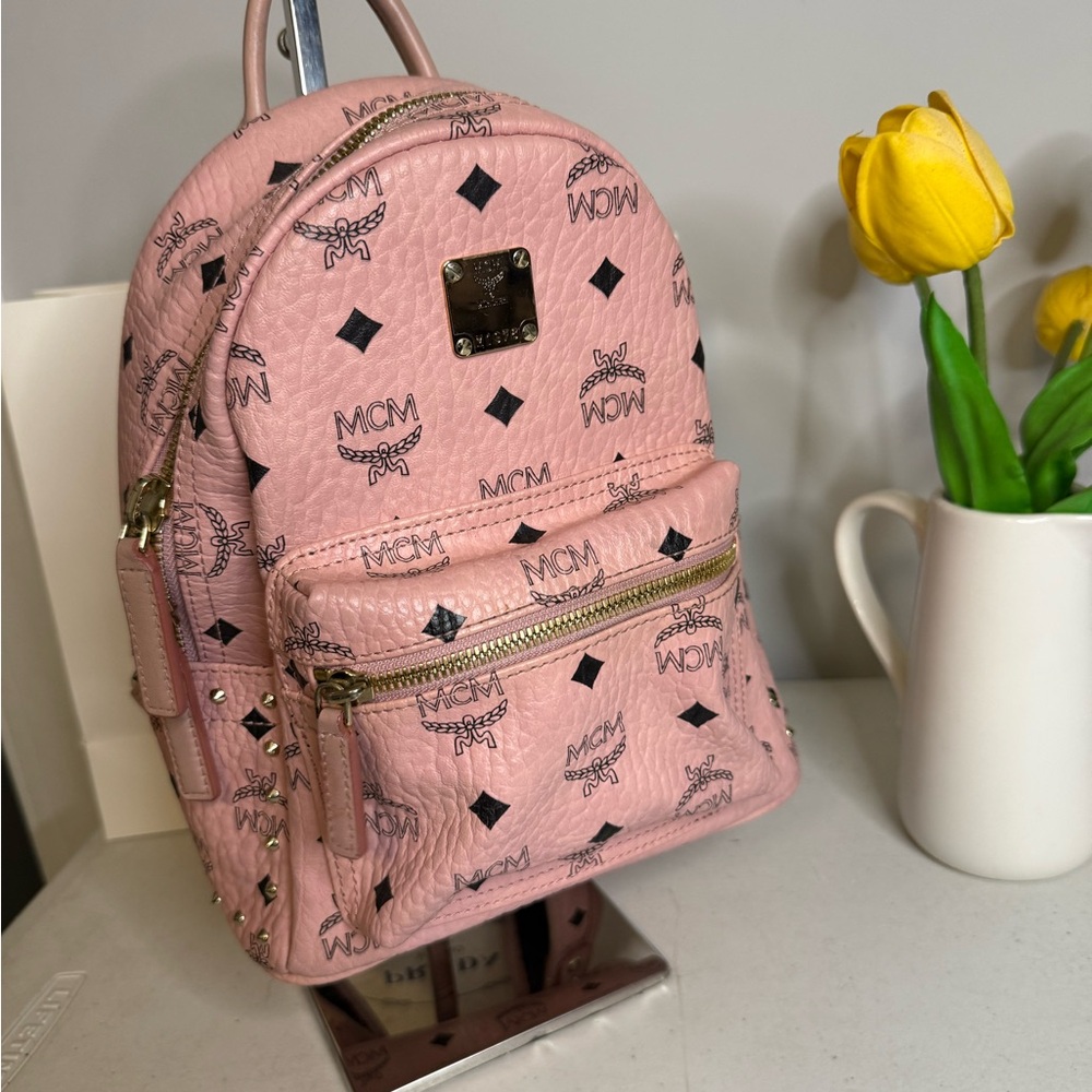 MCM Pink Mini Backpack